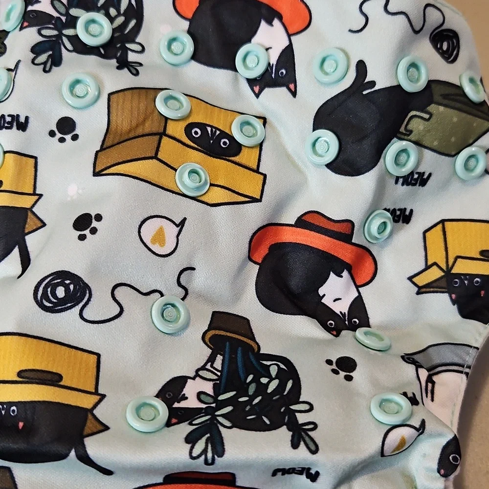3 pocket diaper Mama Koala Cats, My Dad Is The Best With Suspenders Bowtie, Love